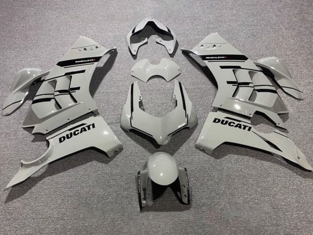 2020-2021 Ducati Panigale V4 V4S Motorcycle Fairings - Grey Glossy Black Canada for Sale
