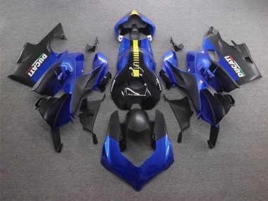 2020-2021 Ducati Panigale V4 V4S Motorcycle Fairings - Blue Yellow Matte Black Canada for Sale