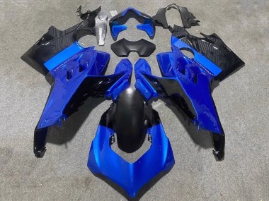 2020-2021 Ducati Panigale V4 V4S Motorcycle Fairings - Blue Glossy Black Canada for Sale