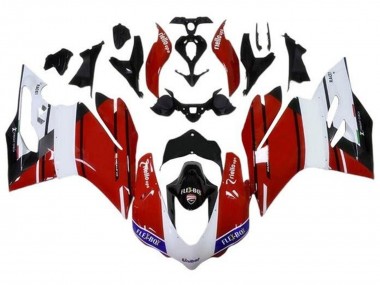 2015-2020 Ducati 959/1299 Motorcycle Fairings - White Red Blue Glossy Black Unibat Flex-Box Canada for Sale