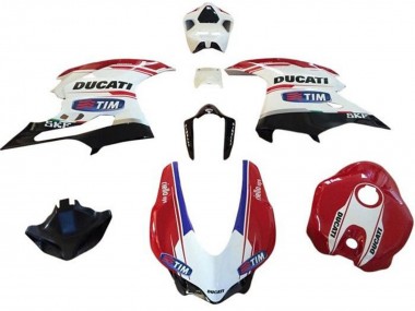 2015-2020 Ducati 959/1299 Motorcycle Fairings - White Red Blue Glossy Black Tim Canada for Sale