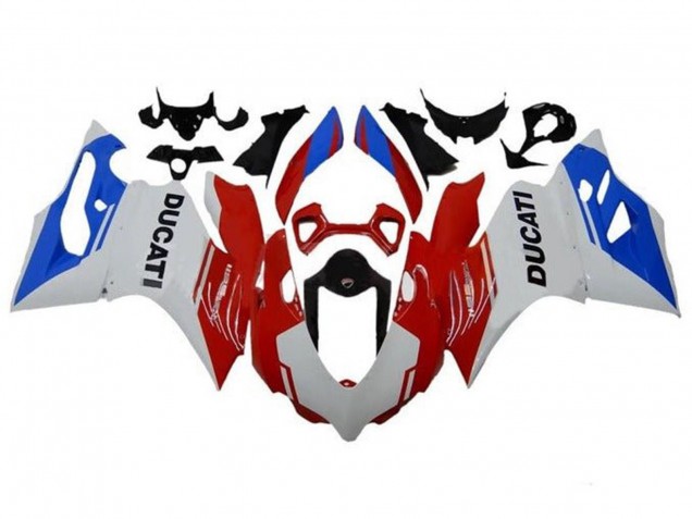 2011-2014 Ducati Panigale 1199 Motorcycle Fairings - White Red Blue Canada for Sale