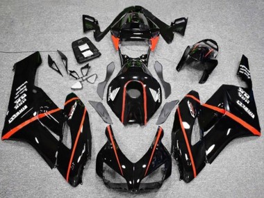 2004-2005 Honda CBR1000RR Motorcycle Fairings - Glossy Black Red Stripe Canada for Sale