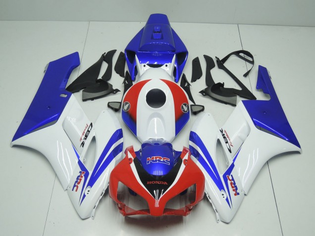 2004-2005 Honda CBR1000RR Motorcycle Fairings - White Red Blue HRC Canada for Sale