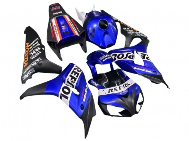 2006-2007 Honda CBR1000RR Motorcycle Fairings - Blue White Red Matte Black Repsol Canada for Sale