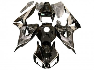 2006-2007 Honda CBR1000RR Motorcycle Fairings - Grey Glossy Black Bull Canada for Sale