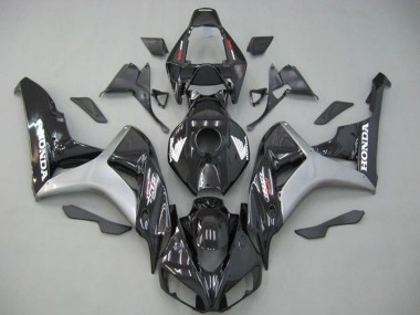 2006-2007 Honda CBR1000RR Motorcycle Fairing - Silver Glossy Black Canada for Sale