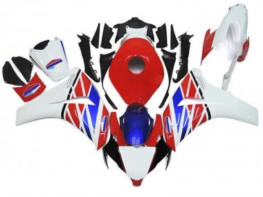 2008-2011 Honda CBR1000RR Motorcycle Fairings - White Red Blue Black Stripe Canada for Sale