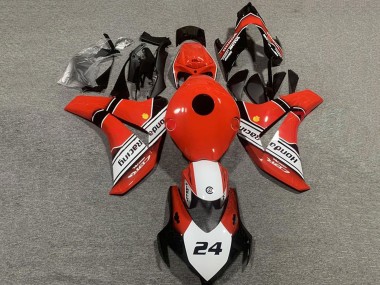 2008-2011 Honda CBR1000RR Motorcycle Fairings - Red White Glossy Black 24 Canada for Sale