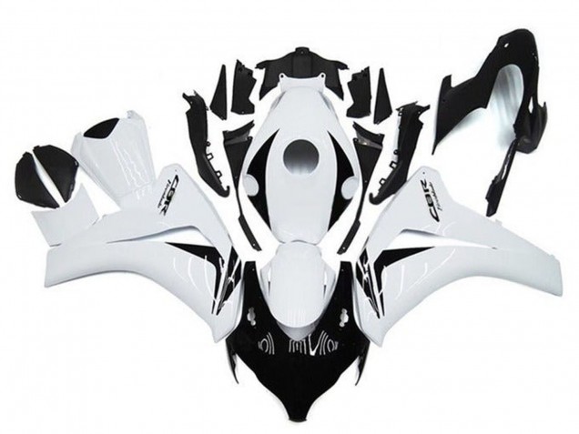 2008-2011 Honda CBR1000RR Motorcycle Fairings - White Glossy Black Canada for Sale