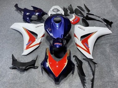 2008-2011 Honda CBR1000RR Motorcycle Fairings - White Red Dark Blue Gold HRC Canada for Sale