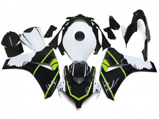 2008-2011 Honda CBR1000RR Motorcycle Fairings - White Green Glossy Black Canada for Sale