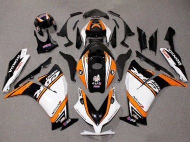 2012-2016 Honda CBR1000RR Motorcycle Fairings - White Orange Glossy Black Canada for Sale