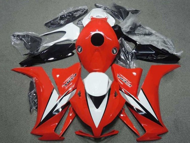 2012-2016 Honda CBR1000RR Motorcycle Fairings - White Red Glossy Black Stripe Canada for Sale