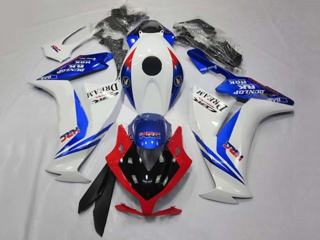 2012-2016 Honda CBR1000RR Motorcycle Fairings - White Blue Red Glossy Black HRC Canada for Sale