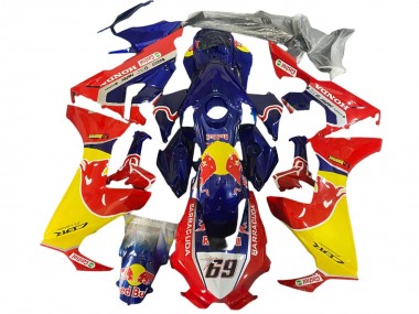 2017-2023 Honda CBR1000RR Motorcycle Fairings - Blue Yellow Red Bull Hayden Canada for Sale
