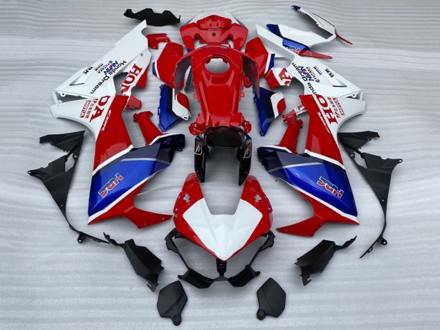 2017-2023 Honda CBR1000RR Motorcycle Fairings - White Red Blue HRC Canada for Sale