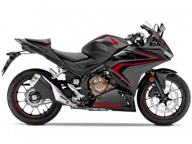 2019-2021 Honda CBR500R Motorcycle Fairings - Matte Black Red Black Canada for Sale