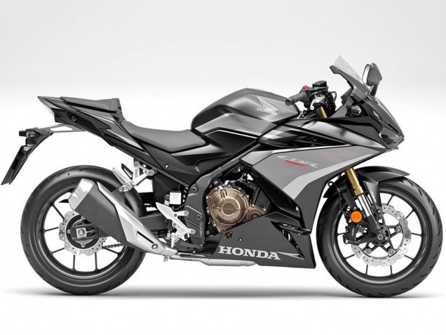 2019-2021 Honda CBR500R Motorcycle Fairings - Silver Matte Black Canada for Sale