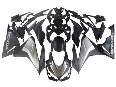 2019-2021 Honda CBR500R Motorcycle Fairings - Silver Matte Black Canada for Sale