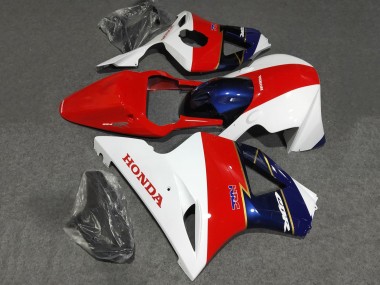 2002-2003 Honda CBR900RR 954 Motorcycle Fairings - White Red Blue Racing Canada for Sale
