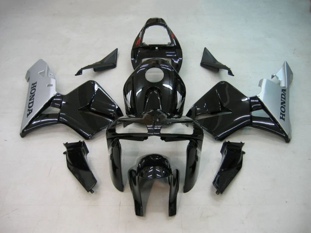 2005-2006 Honda CBR600RR Motorcycle Fairings - Black Silver Canada for Sale