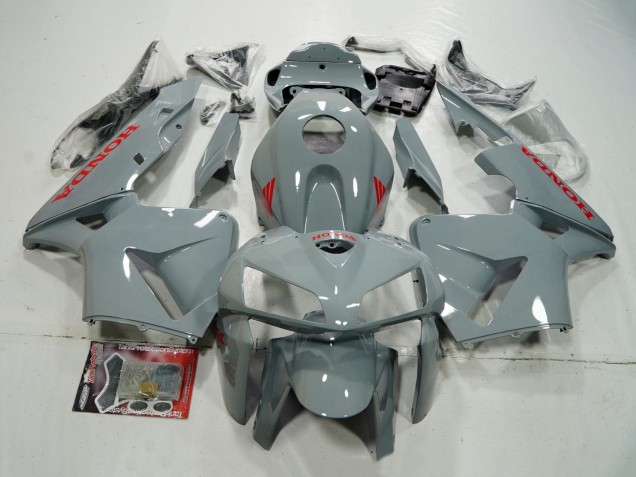 2005-2006 Honda CBR600RR Motorcycle Fairings - Nardo Grey Red Canada for Sale