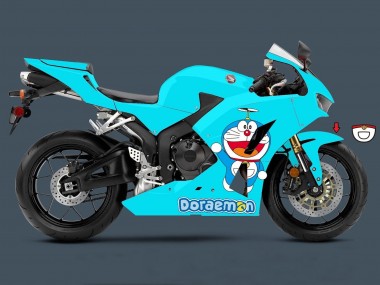 2013-2023 Honda CBR600RR Motorcycle Fairings - Light Blue Doraemon Canada for Sale