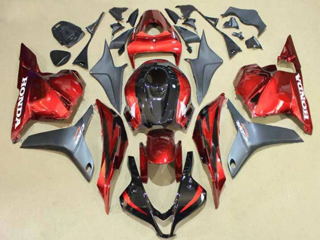 2009-2012 Honda CBR600RR Motorcycle Fairings - Silver Red Glossy Black Canada for Sale