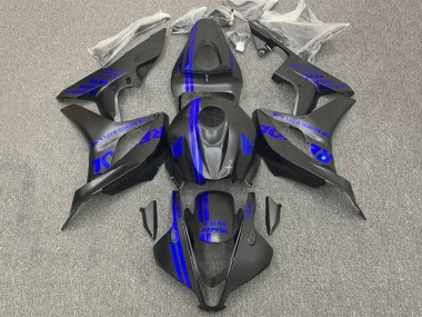 2007-2008 Honda CBR600RR Motorcycle Fairings - Blue Matte Black Repsol Canada for Sale