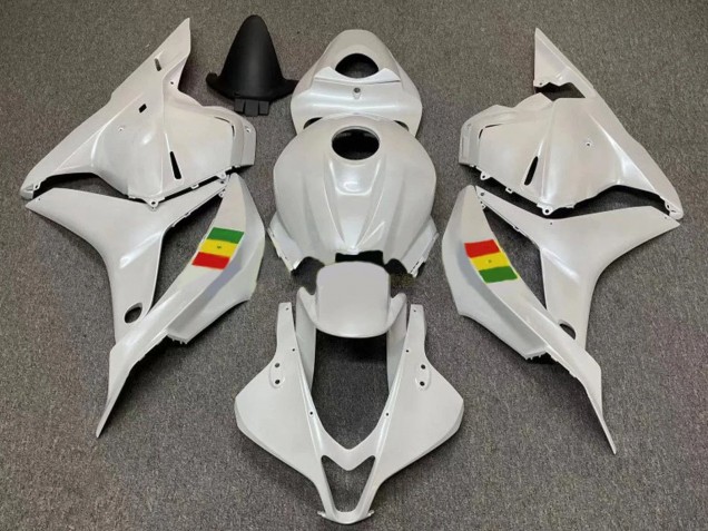 2007-2008 Honda CBR600RR Motorcycle Fairings - White Canada for Sale