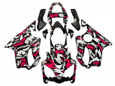 2001-2003 Honda CBR600 F4i Motorcycle Fairings - Black Red Grey Camouflage Canada for Sale