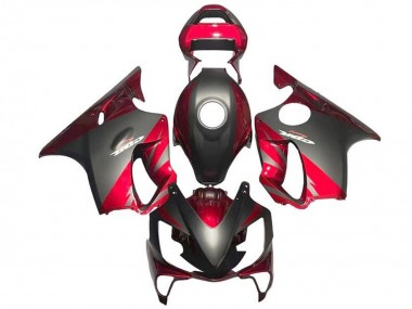 2001-2003 Honda CBR600 F4i Motorcycle Fairings - Red Matte Black Canada for Sale