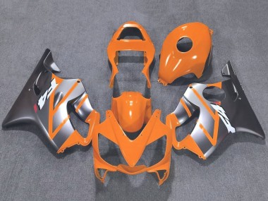 2001-2003 Honda CBR600 F4i Motorcycle Fairings - Silver Orange Canada for Sale