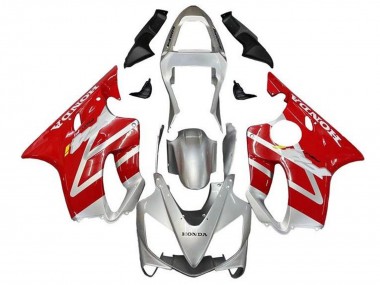 2001-2003 Honda CBR600 F4i Motorcycle Fairings - Silver Red Canada for Sale