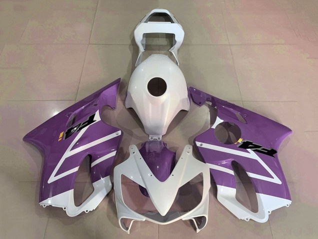 2001-2003 Honda CBR600 F4i Motorcycle Fairings - White Purple Canada for Sale