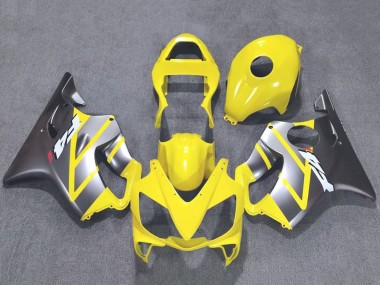 2001-2003 Honda CBR600 F4i Motorcycle Fairings - Yellow Silver Canada for Sale