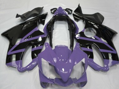 2004-2007 Honda CBR600 F4i Motorcycle Fairings - Light Purple Glossy Black Canada for Sale