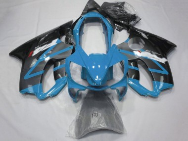 2004-2007 Honda CBR600 F4i Motorcycle Fairings - Light Blue Grey Glossy Black Canada for Sale