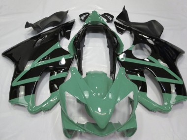 2004-2007 Honda CBR600 F4i Motorcycle Fairings - Moss Green Glossy Black Canada for Sale