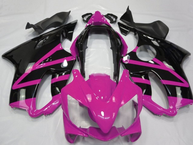 2004-2007 Honda CBR600 F4i Motorcycle Fairing - Pink Glossy Black Canada for Sale