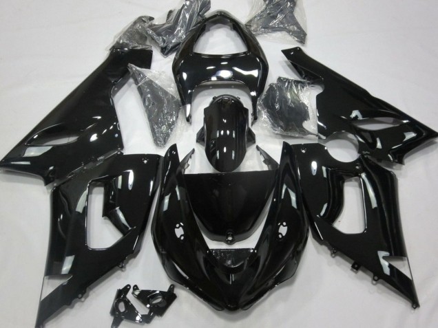 2005-2006 Kawasaki ZX6R Motorcycle Fairings - Glossy Black Canada for Sale
