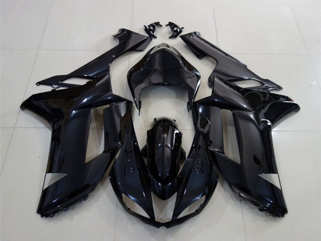 2007-2008 Kawasaki ZX6R Motorcycle Fairing - Glossy Black Canada for Sale