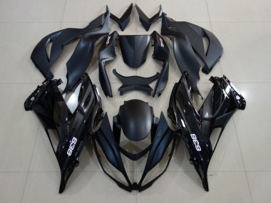 2007-2008 Kawasaki ZX6R Motorcycle Fairings - Matte Black Glossy Black White Canada for Sale