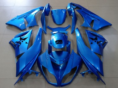 2007-2008 Kawasaki ZX6R Motorcycle Fairings - Metallic Blue Canada for Sale