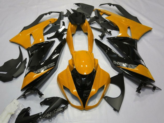 2007-2008 Kawasaki ZX6R Motorcycle Fairings - Orange Black Canada for Sale