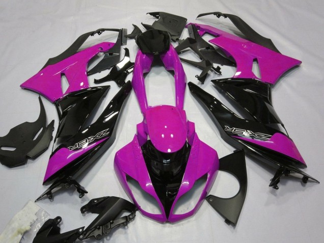 2007-2008 Kawasaki ZX6R Motorcycle Fairings - Pink Black Canada for Sale