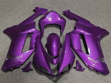 2007-2008 Kawasaki ZX6R Motorcycle Fairings - Purple Canada for Sale