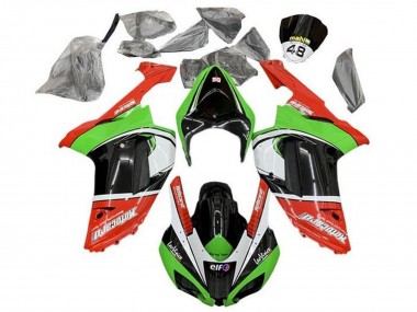 2007-2008 Kawasaki ZX6R Motorcycle Fairings - Red Green Black White Canada for Sale