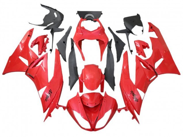2009-2012 Kawasaki ZX6R Motorcycle Fairings - Red Canada for Sale